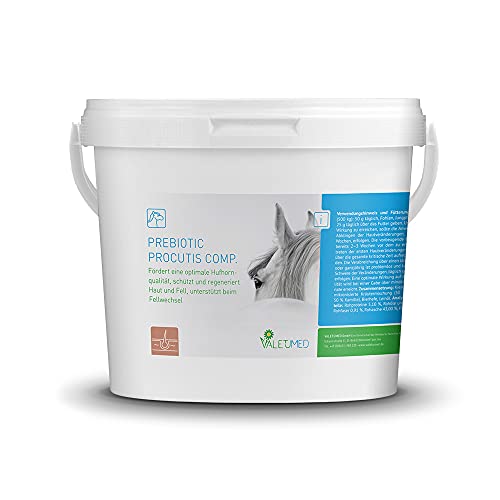 Valetumed PREBIOTIC PROCUTIS COMP., 2.500 g, Ergänzungsfutter für Pferde, fördert die Hufhornqualität, regeneriert Haut und Fell, ideal im Fellwechsel, von Pferdekliniken und Tierärzten empfohlen Valetumed PREBIOTIC PROCUTIS COMP., 2.500 g, Ergänzungsfutter für Pferde, fördert die Hufhornqualität, regeneriert Haut und Fell, ideal im Fellwechsel, von Pferdekliniken und Tierärzten empfohlen von Valetumed
