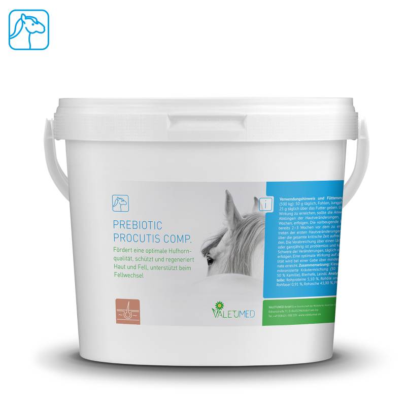 Valetumed Prebiotic Procutis comp. 2,5 kg Förderung von optimalen Huf, Fell und Haut Valetumed Prebiotic Procutis comp. 2,5 kg Förderung von optimalen Huf, Fell und Haut von Valetumed