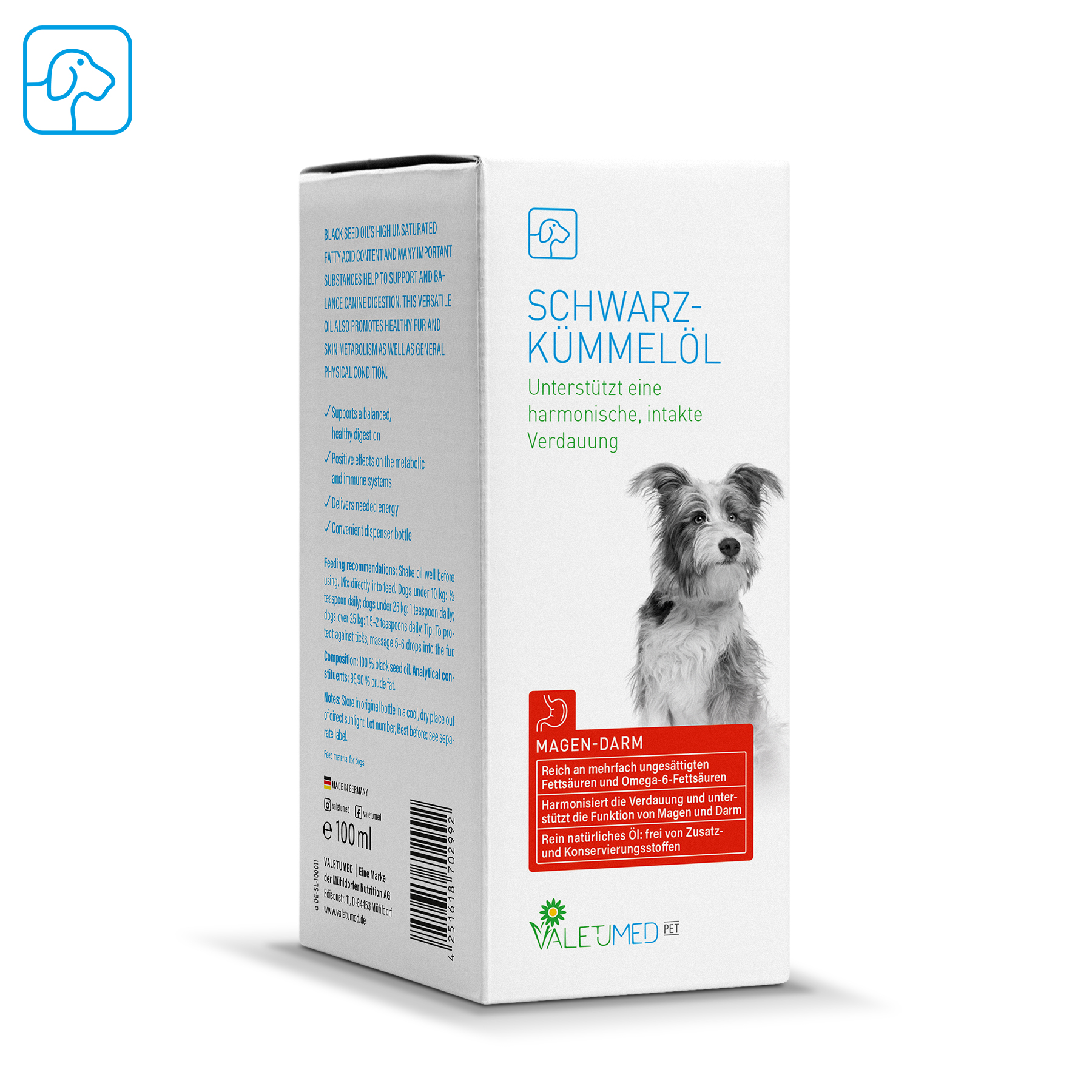 Valetumed Schwarzkümmelöl 100 ml Unterstützt eine harmonische und intakte Verdauung Valetumed Schwarzkümmelöl 100 ml Unterstützt eine harmonische und intakte Verdauung von Valetumed