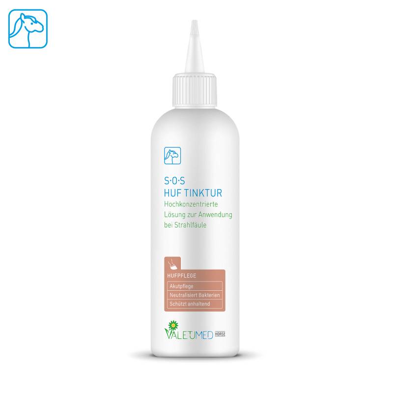 Valetumed Sos Huf - Tinktur 100 ml Zur schnellen Linderung von Strahlfäule an Pferdehufen Valetumed Sos Huf - Tinktur 100 ml Zur schnellen Linderung von Strahlfäule an Pferdehufen von Valetumed