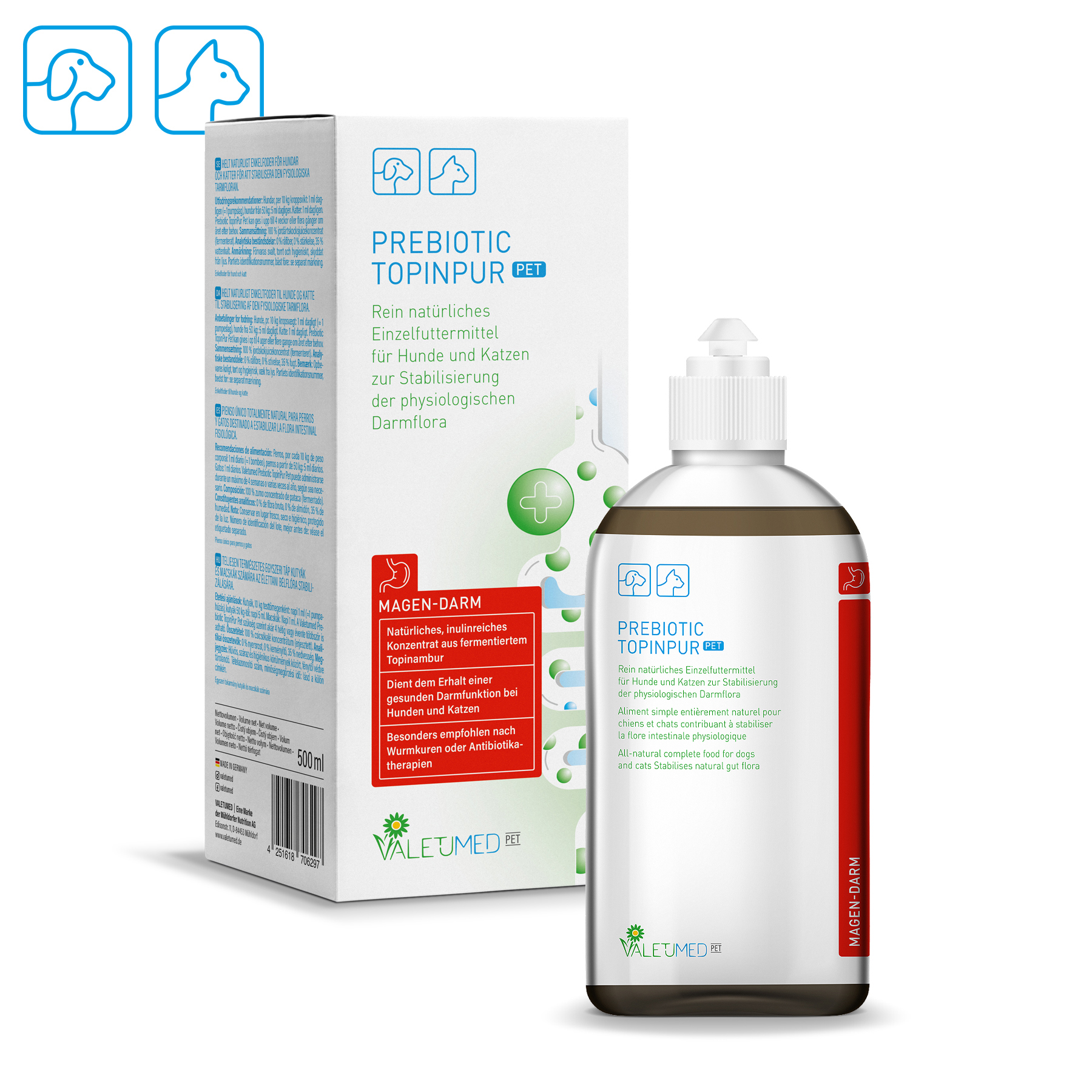 Valetumed TopinPur Pet 500 ml Zur Stabilisierung der physiologischen Darmflora Valetumed TopinPur Pet 500 ml Zur Stabilisierung der physiologischen Darmflora von Valetumed