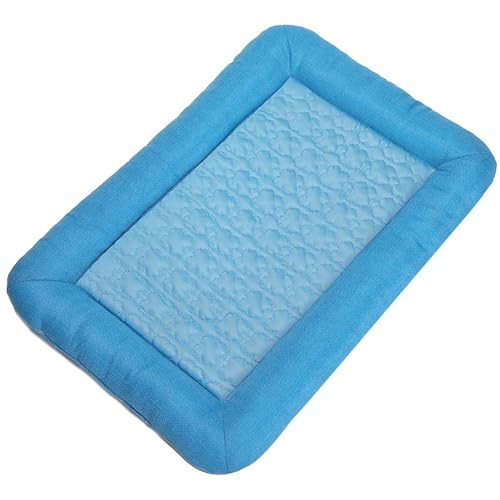 VALINK Hunde-Kühlbettmatte, selbstkühlendes Haustierkissen, waschbar, selbstkühlendes Hundekissen für kleine, mittelgroße Haustiere, Dunkelblau VALINK Hunde-Kühlbettmatte, selbstkühlendes Haustierkissen, waschbar, selbstkühlendes Hundekissen für kleine, mittelgroße Haustiere, Dunkelblau von Valink
