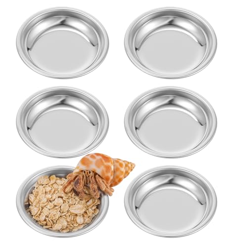 Einsiedlerkrebsnapf, 8 Stück, Einsiedlerkrebse, Futternapf für Schnecke, Gecko, Insekten von ValueBargain