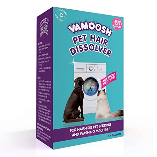 Vamoosh Tierhaarlöser 3 x 100 g (1 Box) bis zu 3 Wäschen von Vamoosh