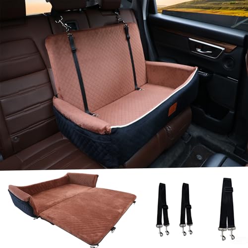 Autositz für große Hunde (cjl01-blackbrown) von Vamtnner