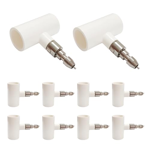 10 Sätze Automatische Edelstahl Kaninchen Nippel Trinker mit PVC-Rohr für Kaninchenzucht Wassersystem von VandanCoop