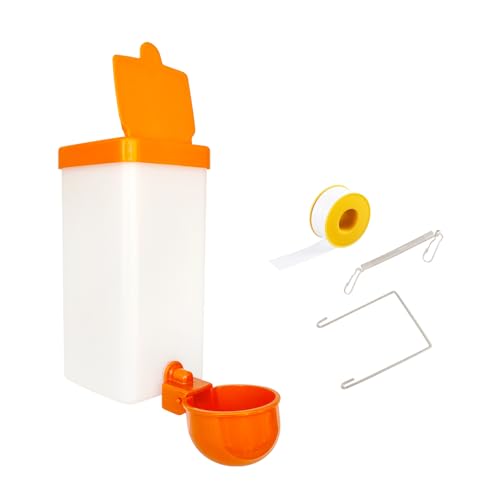 Hängende Hühnertränke mit Tasse 1L und Halterung, automatisches Trinksystem, Kükenwasserbecher für Käfige Hängende Hühnertränke mit Tasse 1L und Halterung, automatisches Trinksystem, Kükenwasserbecher für Käfige von VandanCoop