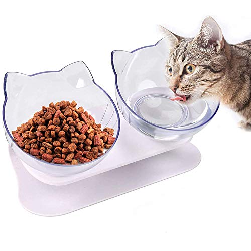 Fressnapf Katze -Vandove 15° Gekippte Plattform katzennäpfe Futternäpfe Katzenfutter,Futter und Wasser napf,Reduzieren Sie Nacken Schmerzen,für Katze Welpe Hamster Kaninchen Kleine Tiere (Transparent) Fressnapf Katze -Vandove 15° Gekippte Plattform katzennäpfe Futternäpfe Katzenfutter,Futter und Wasser napf,Reduzieren Sie Nacken Schmerzen,für Katze Welpe Hamster Kaninchen Kleine Tiere (Transparent) von Vandove