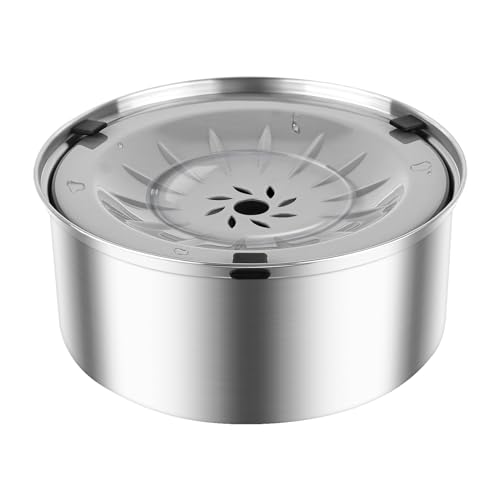 Vannon 3L/2,863.3 g Hund Wassernapf Kein Verschütten Edelstahl Haustier Wasserspender Große Kapazität Hundefutter Wassernapf Kein Spritzen Langsamer Wasserspender für mittelgroße und große Hunde, Vannon 3L/2,863.3 g Hund Wassernapf Kein Verschütten Edelstahl Haustier Wasserspender Große Kapazität Hundefutter Wassernapf Kein Spritzen Langsamer Wasserspender für mittelgroße und große Hunde, von Vannon