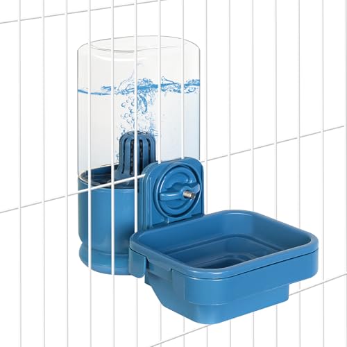 Vannon Kleine Tiere Wasserflasche Spender für Kiste, Wasserflasche Schüssel mit Filter für Käfig, Anti-Überlauf Schwerkraft Wassernapf für Meerschweinchen, Kaninchen, Frettchen, Hunde, Katzen, Vannon Kleine Tiere Wasserflasche Spender für Kiste, Wasserflasche Schüssel mit Filter für Käfig, Anti-Überlauf Schwerkraft Wassernapf für Meerschweinchen, Kaninchen, Frettchen, Hunde, Katzen, von Vannon