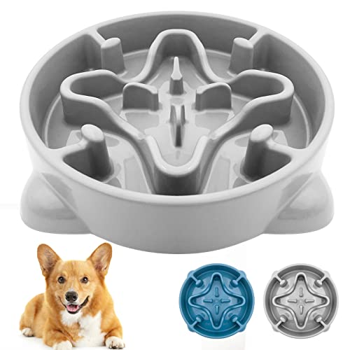 Vannon Slow Feeder Hundenäpfe, langlebig, Puzzle-Futterstation, rutschfest, für Hunde, Blähungsstopp, Hundefutterschalen für kleine, mittelgroße Hunde, 3 Tassen, BPA-frei, Grau Vannon Slow Feeder Hundenäpfe, langlebig, Puzzle-Futterstation, rutschfest, für Hunde, Blähungsstopp, Hundefutterschalen für kleine, mittelgroße Hunde, 3 Tassen, BPA-frei, Grau von Vannon