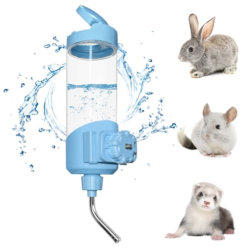 Vannon Top Fill Kleintier-Wasserspender für Käfig, 652 ml, automatische Fütterungsbox, Wasserflasche für Kaninchen, Chinchilla, Frettchen, Meerschweinchen, Eichhörnchen, Igel, Haustierdüse, von Vannon
