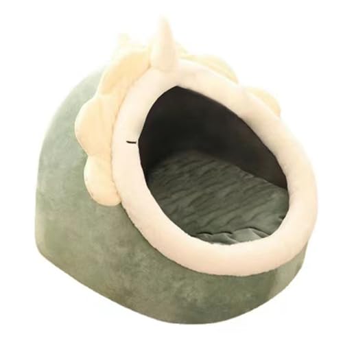 Katzenbett Waschbares Katzenhöhlenbett Halbgeschlossenes Schlafnest Welpenhaus mit einer kleinen Bürste Schlafbett für Indoor-Katzen oder kleine Hunde Welpe Kitty Kätzchen Kaninchen Katzenbett Waschbares Katzenhöhlenbett Halbgeschlossenes Schlafnest Welpenhaus mit einer kleinen Bürste Schlafbett für Indoor-Katzen oder kleine Hunde Welpe Kitty Kätzchen Kaninchen von Vansza