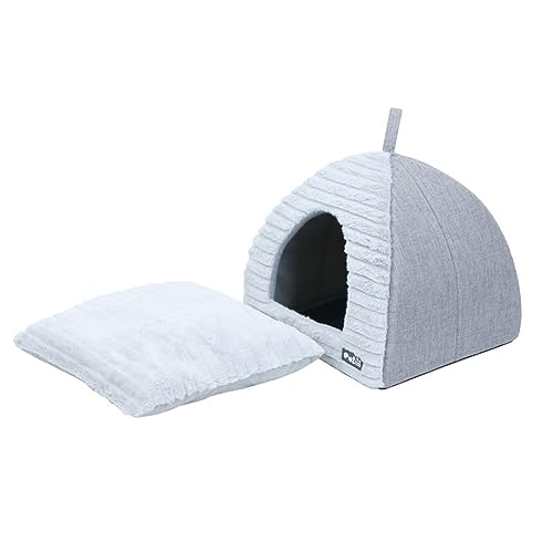 Katzenhäuser, Winter-Katzenstreu, warm, für kleine Hunde, Katzen, Jurte, Haustier, Herbst und Winter, warmes Katzenstreu, mit Kratzunterlage und versteckter Katzenhöhle, für den Innenbereich (S: 36 x Katzenhäuser, Winter-Katzenstreu, warm, für kleine Hunde, Katzen, Jurte, Haustier, Herbst und Winter, warmes Katzenstreu, mit Kratzunterlage und versteckter Katzenhöhle, für den Innenbereich (S: 36 x von Vansza
