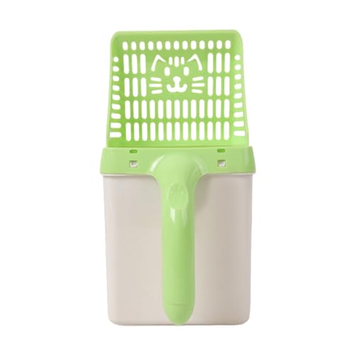 Scoop Away Katzenstreu, Katzenstreu Großes Loch Streuschaufel, Effiziente Reinigung, Katzenstreu Schaufel mit Halter, Antihaft Kleine Siebschaufel mit Abfallbehälter für Katzentoilette, Hund Scoop Away Katzenstreu, Katzenstreu Großes Loch Streuschaufel, Effiziente Reinigung, Katzenstreu Schaufel mit Halter, Antihaft Kleine Siebschaufel mit Abfallbehälter für Katzentoilette, Hund von Vansza