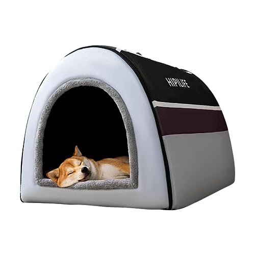 Vansza Indoor Hundehütte, rutschfeste abnehmbare Hundehütte für große Hunde, Haustier-Winterbedarf mit flauschiger Matte für Katzen, Kätzchen, Welpen Vansza Indoor Hundehütte, rutschfeste abnehmbare Hundehütte für große Hunde, Haustier-Winterbedarf mit flauschiger Matte für Katzen, Kätzchen, Welpen von Vansza