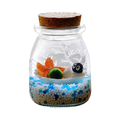 Viewing Experience Aquarium, kreative Mikro-Landschaft, Öko-Flasche, Schreibtisch-Fischtank, als Dekoration, einzigartige Geburtstagsgeschenke (C) von Vansza