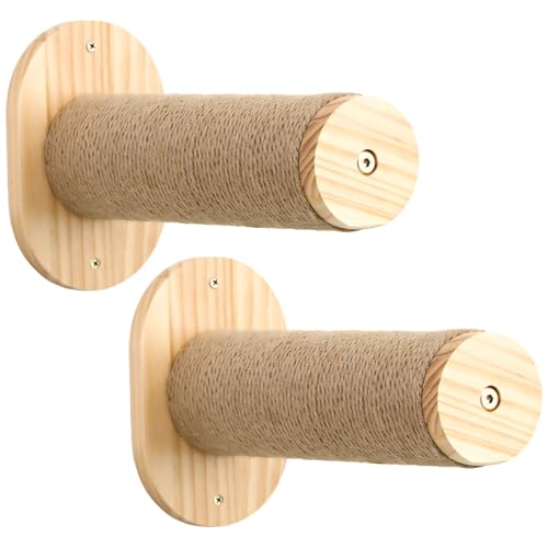 2 Pack Katzenregale für Wand, Wandmontierte Katzenmöbel, große Katzen Set mit Fukumaru Katzenwandstufen, Holzmaterial, 28,5 cm lang, einfach zu installieren 2 Pack Katzenregale für Wand, Wandmontierte Katzenmöbel, große Katzen Set mit Fukumaru Katzenwandstufen, Holzmaterial, 28,5 cm lang, einfach zu installieren von Varku