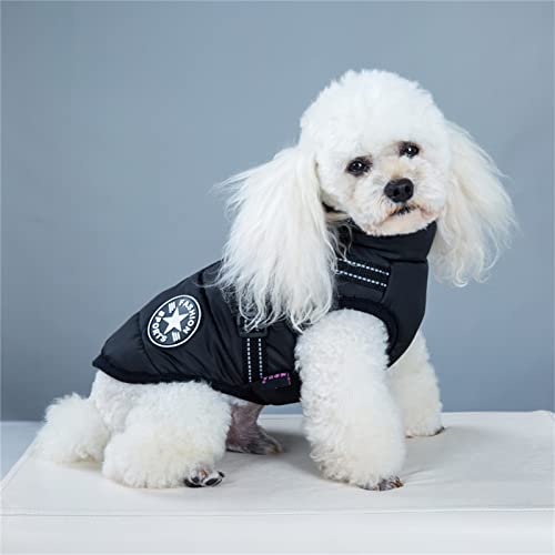 Hunde-Wintermantel, wasserdicht, Hundekleidung, Mantel, warme Winterjacke mit Geschirr für kleine, mittelgroße und große Kleidung, kleine Hundemantel, wasserdichte Winterjacke, warme Weste, 2XL von VasedGins