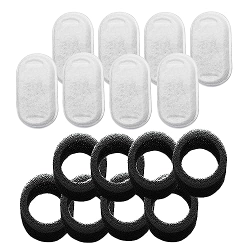 Vasemele Filter, für Brunnen, für Katzen, 8 Stück, Kohlefilter und 8 Schaumstoff-Schwamm, Aktivkohle, Ersatzfilter, Brunnen, Katze, Ersatzfilter, Brunnen, Katze, Wasser Vasemele Filter, für Brunnen, für Katzen, 8 Stück, Kohlefilter und 8 Schaumstoff-Schwamm, Aktivkohle, Ersatzfilter, Brunnen, Katze, Ersatzfilter, Brunnen, Katze, Wasser von Vasemele