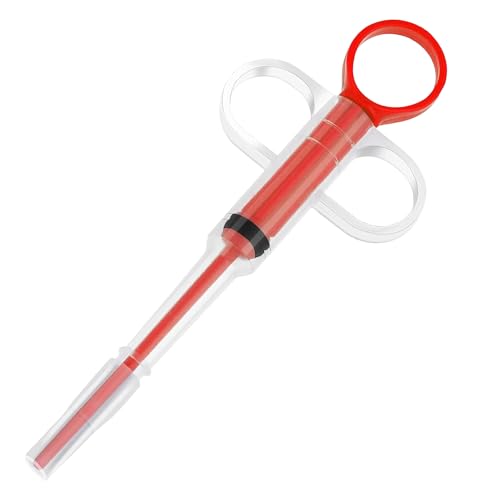 Pet Piller | Pet Piller Dispenser | Pill Popper für Katzen + Hunde | Haustiere Medizin Spritze Applikator | Tiere Medizin Injektor | Einfacher Pillenspender für Katze + Hund | Medizinischer von Vaulted Skulls & Co