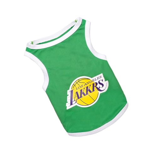 Vavious Hunde-Shirt, Hundekleidung, Sportshirt, Sommer, atmungsaktiv, Haustier-Basketballtrikot, Katze, kühlend, ärmellos, Weste, Welpen, grünes Netz-Sportbekleidung, Größe XL von Vavious