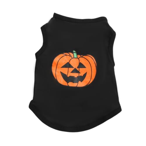 Vavious Katzen-Shirt, für Hunde und Katzen, mit Farbblock-Tanktop für kleine Hunde, männlich, hautfreundlich, atmungsaktiv, Schwarz 02, Größe M von Vavious