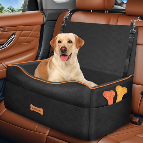 VavoPaw Hunde Autositz für Große Mittlere Hunde unter 60 Pfund oder 2 Kleine Hunde, Abnehmbar Hundeautositz mit Dick Kissen & Sicherheitsleine, Hundesitz Auto Rückbank, Schwarz VavoPaw Hunde Autositz für Große Mittlere Hunde unter 60 Pfund oder 2 Kleine Hunde, Abnehmbar Hundeautositz mit Dick Kissen & Sicherheitsleine, Hundesitz Auto Rückbank, Schwarz von VavoPaw