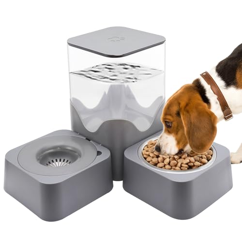 2-in-1-Futterspender und Wasserspender, 2,8 l, automatischer Wasserspender für Haustiere, geeignet für kleine und mittelgroße Katzen, Hunde, Kaninchen 2-in-1-Futterspender und Wasserspender, 2,8 l, automatischer Wasserspender für Haustiere, geeignet für kleine und mittelgroße Katzen, Hunde, Kaninchen von Vayugo