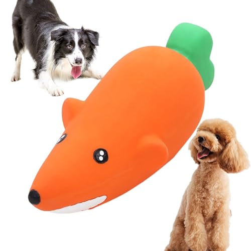 Vbnuyhim Hundespielzeug zum Kauen - Zahnen Latex Hundespielzeug - Quietschendes Hundespielzeug, Haustierspielzeug zum Zahnen, neuartige Tier-Veggie-Form, Latex-Hundekauer für kleine, mittelgroße und Vbnuyhim Hundespielzeug zum Kauen - Zahnen Latex Hundespielzeug - Quietschendes Hundespielzeug, Haustierspielzeug zum Zahnen, neuartige Tier-Veggie-Form, Latex-Hundekauer für kleine, mittelgroße und von Vbnuyhim