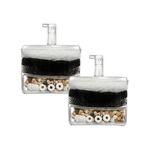 Biofilter Ersatzfilter für Aquarien, Baumwollkartusche, interne Aquarium-Medien, Biofilter, biochemischer Schwammfilter, 2 Stück Biofilter Ersatzfilter für Aquarien, Baumwollkartusche, interne Aquarium-Medien, Biofilter, biochemischer Schwammfilter, 2 Stück von Vdaxvme