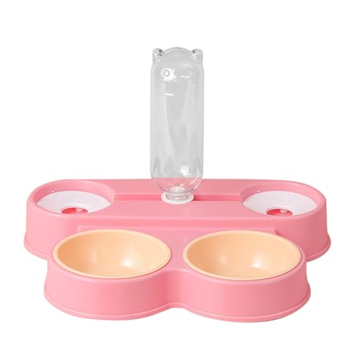 Hundenapf Automatische Katzen Futternapf 4 in 1 Haustier Futter Futterspender mit automatischer Wasserflasche Schüssel Doppelnapf Hundenapf Automatische Katzen Futternapf 4 in 1 Haustier Futter Futterspender mit automatischer Wasserflasche Schüssel Doppelnapf von Vdaxvme