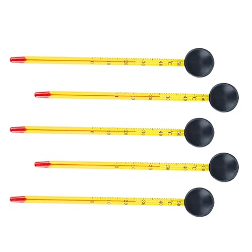 Vdaxvme Einfache Installation Glaswasserthermometer Für Schnelle Temperaturmessungen In Aquarien Zuchttanks Laboratorien 5pcs Glasaquarien Thermometer von Vdaxvme