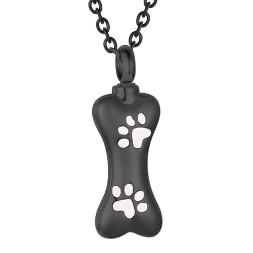 Vdaxvme Halskette mit Medaillon für Tiere, Mutter, einfache Asche, Gefäß, Asche, Halsketten für Haustiere, Urne, Pfotenabdrücke Vdaxvme Halskette mit Medaillon für Tiere, Mutter, einfache Asche, Gefäß, Asche, Halsketten für Haustiere, Urne, Pfotenabdrücke von Vdaxvme