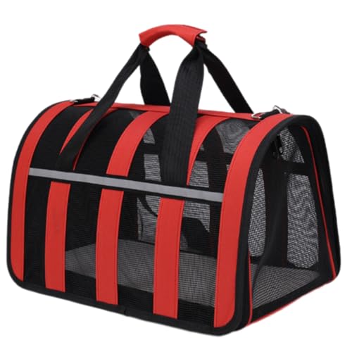 Vdaxvme Haustierhandtasche Katzentragetasche, weich, große Kapazität, mit Riemen, atmungsaktiv, Haustier-Tragetasche, Sightseeing Vdaxvme Haustierhandtasche Katzentragetasche, weich, große Kapazität, mit Riemen, atmungsaktiv, Haustier-Tragetasche, Sightseeing von Vdaxvme