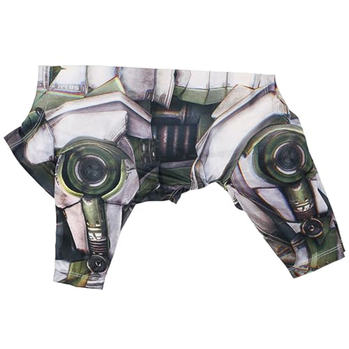 Vdaxvme Hundekleidung für Halloween, mechanisches Kostüm, Hoodie, Shirt, 4 Beine, Sweatshirt für Hunde und Katzen, modisches T-Shirt, Party-Outfit Vdaxvme Hundekleidung für Halloween, mechanisches Kostüm, Hoodie, Shirt, 4 Beine, Sweatshirt für Hunde und Katzen, modisches T-Shirt, Party-Outfit von Vdaxvme