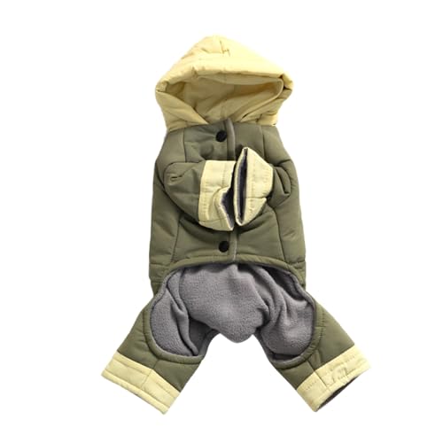 Vdaxvme Warmer Wintermantel für kaltes Wetter, gepolsterte Kleidung für kleine Rassen, 4 Beine, Baumwolljacken für Outdoor-Aktivitäten Vdaxvme Warmer Wintermantel für kaltes Wetter, gepolsterte Kleidung für kleine Rassen, 4 Beine, Baumwolljacken für Outdoor-Aktivitäten von Vdaxvme
