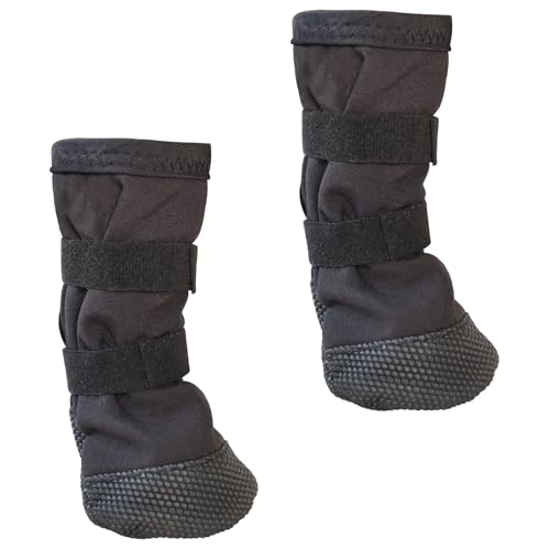 Verstellbare Hundestiefel zur Genesung von Verletzungen, atmungsaktiv, schützende Pfotenabdeckungen mit rutschfesten Sohlen, Hundepfoten, Verletzungsmanschette, 2 Stück Verstellbare Hundestiefel zur Genesung von Verletzungen, atmungsaktiv, schützende Pfotenabdeckungen mit rutschfesten Sohlen, Hundepfoten, Verletzungsmanschette, 2 Stück von Vdaxvme