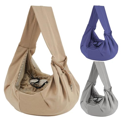 Adjustable Shoulder Strap: Experience the convenience of our cat sling carrier with adjustable and flexible padded shoulder straps, wide shoulder strap design, and an extra storage pocket for small it Adjustable Shoulder Strap: Experience the convenience of our cat sling carrier with adjustable and flexible padded shoulder straps, wide shoulder strap design, and an extra storage pocket for small it von Veasbuu