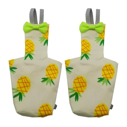 Bird Diapers, Parrot Nappy Clothes, Reusable Training Liners, Soft Leak-Proof Fabric, Washable Easy Wear, 3.74x1.77 Inches, Pet Supplies for Parakeet Cockatiel Macaw Pigeon von Veasbuu
