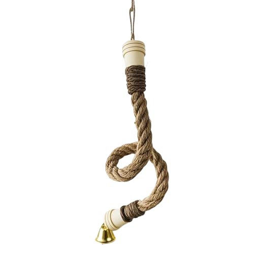 Bird Rope Perch, Cockatiel Swing Playground, Parrot Cage Accessory, Flexible Climbing Design, Durable Outdoor Material, Perfect for Patio, Balcony, or Hallway Use Bird Rope Perch, Cockatiel Swing Playground, Parrot Cage Accessory, Flexible Climbing Design, Durable Outdoor Material, Perfect for Patio, Balcony, or Hallway Use von Veasbuu