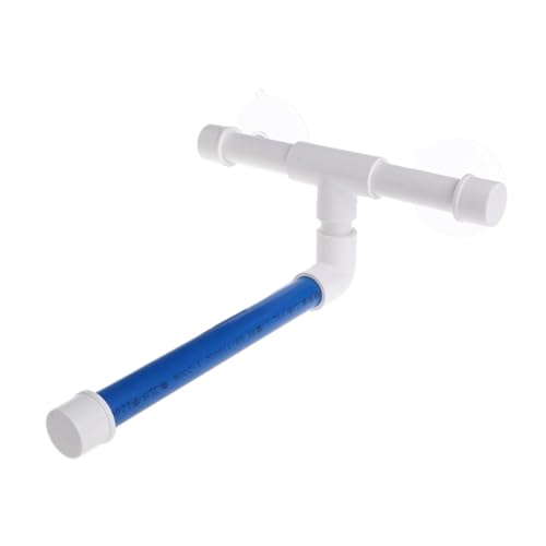 Bird Shower Perch, Window Mount Rack, Suction Cup Stand, Stable Wall Attachment, Non-Slip, 8.27x9.45x3.94 Inches, Bath Time Fun for Parrots Cockatiels Parakeets von Veasbuu