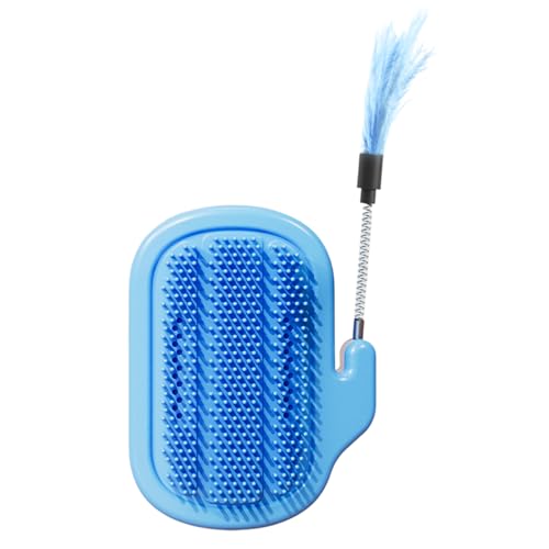 Cat Corner Scratcher, Self Groomer with Catnip, 5.12x3.94 inches Grooming Massage Comb Brush, Furniture Protector for Cats, Rabbits, Dogs, Indoor Use on Couch, Table and Home Cat Corner Scratcher, Self Groomer with Catnip, 5.12x3.94 inches Grooming Massage Comb Brush, Furniture Protector for Cats, Rabbits, Dogs, Indoor Use on Couch, Table and Home von Veasbuu