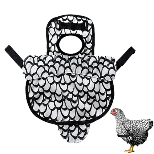 Chicken Saddle, Poultry Feathers Protector, 13.78x10.63 inches Soft Adjustable Hen Apron with Compact Stitching, Reusable Cover Guard for Roosters Hens Chickens Chicken Saddle, Poultry Feathers Protector, 13.78x10.63 inches Soft Adjustable Hen Apron with Compact Stitching, Reusable Cover Guard for Roosters Hens Chickens von Veasbuu