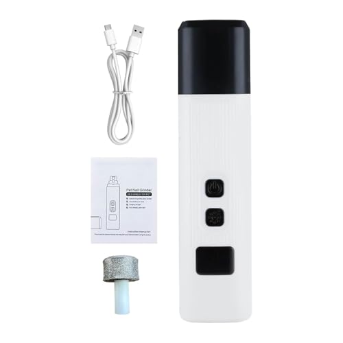 Electric Dog Grinder, Rechargeable Nail Grinder, Pet Grooming Tool, 3 Speed Modes, LED Light Feature, Quiet Operations, Ideal for Dog Paws, Cats, and Small Pets Electric Dog Grinder, Rechargeable Nail Grinder, Pet Grooming Tool, 3 Speed Modes, LED Light Feature, Quiet Operations, Ideal for Dog Paws, Cats, and Small Pets von Veasbuu