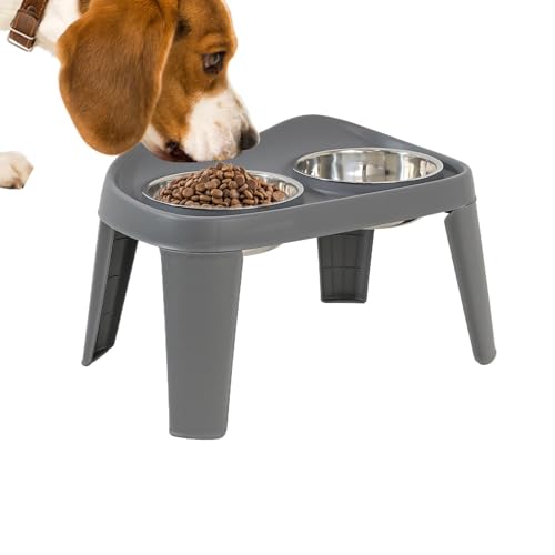 Elevated Dog Bowls | Double Food Water Feeder | Folding Anti-Spill Dog Bowl Holder for Small and Medium Dogs | Non-Slip Elevated Feeder for Cats and Dogs Elevated Dog Bowls | Double Food Water Feeder | Folding Anti-Spill Dog Bowl Holder for Small and Medium Dogs | Non-Slip Elevated Feeder for Cats and Dogs von Veasbuu