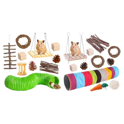 Guinea Teeth Toys, Small Animal Tunnel, Hamster Wood Sticks, Guinea Tube Toy, Bunny Chew Toys For Teeth, Small Animal Toys, Guinea Hamster Chinchillas Toys, Guinea Pig Chew Toys, Small Pet Tunnel von Veasbuu