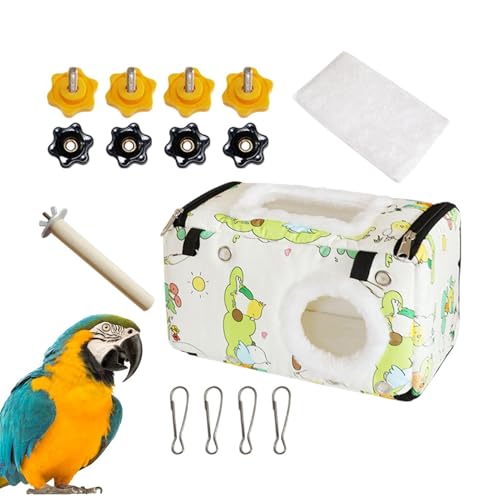 Parrot Bed for Sleeping, Warm Bird Nest for Parakeets, Soft Cotton Parakeet Bed for Cockatiels, Winter Bird Hammock, Comfortable Parrot Nest for Parrots, Cozy Bird House for Pet Parrots Parrot Bed for Sleeping, Warm Bird Nest for Parakeets, Soft Cotton Parakeet Bed for Cockatiels, Winter Bird Hammock, Comfortable Parrot Nest for Parrots, Cozy Bird House for Pet Parrots von Veasbuu