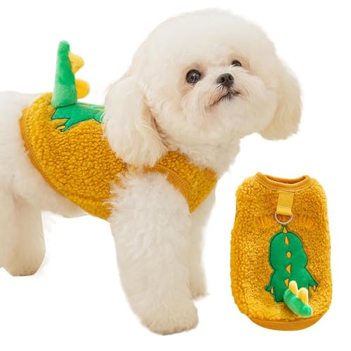 Plush Dog Vest Pullover, Small Pets Snow Vest, Built in Harness Ring, Cozy Cold Weather Sleeveless Coat for Small Dogs and Cats, Warm Snow Vest for Pet Apparel and Winter Protection Plush Dog Vest Pullover, Small Pets Snow Vest, Built in Harness Ring, Cozy Cold Weather Sleeveless Coat for Small Dogs and Cats, Warm Snow Vest for Pet Apparel and Winter Protection von Veasbuu