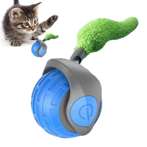 Rolling Cat Toy Ball with Tail, Intelligent Chasing Interactive Teasing Ball for Cats, Kittens, Pets, Dogs, Hunting Ball Toy for Playtime, Cat Teasing Interactive Toy for Home Entertainment Rolling Cat Toy Ball with Tail, Intelligent Chasing Interactive Teasing Ball for Cats, Kittens, Pets, Dogs, Hunting Ball Toy for Playtime, Cat Teasing Interactive Toy for Home Entertainment von Veasbuu